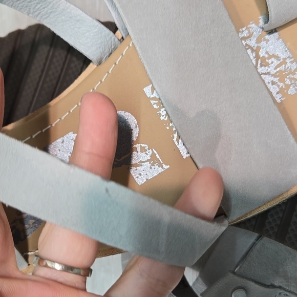 Sorel Women Strappy Leather Loop Toe Sandals Flats shoes sz 9.5 - Picture 9 of 10